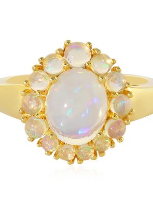 Welo-Opal-Silberring