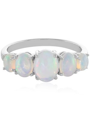 Welo-Opal-Silberring